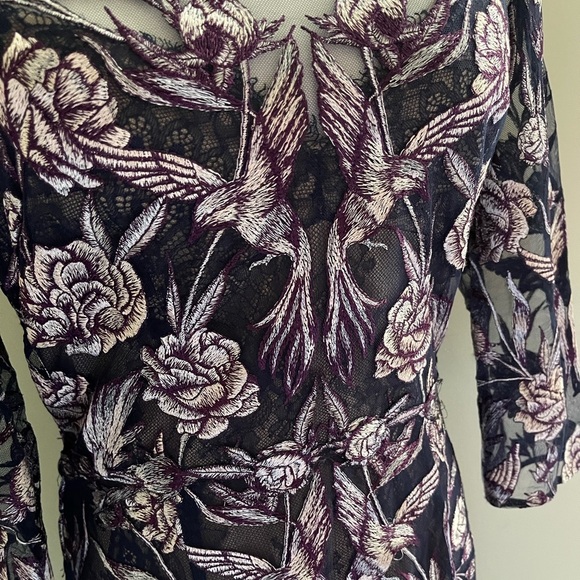 NWOT Marchesa Notte Lace Dress​ - Picture 3 of 5